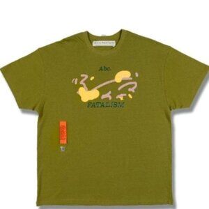 ADVISORY BOARD CRYSTALS (Abc) FATALISM T-Shirt Moss Green NEW WITOUT TAG Sz L
